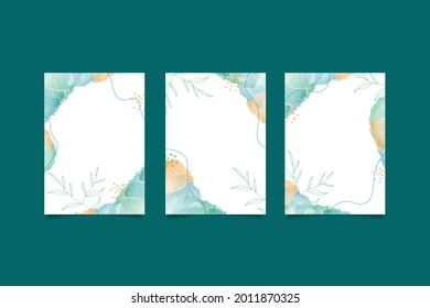 set template cover abstract natural background hand draw vector iustration eps 10