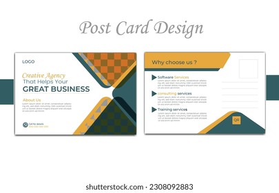 set template design for social media and web banners background, with use in presentation,brochure,book cover layout,flyers,and flat vector file to easy editable,Colorful corporate postcard template .