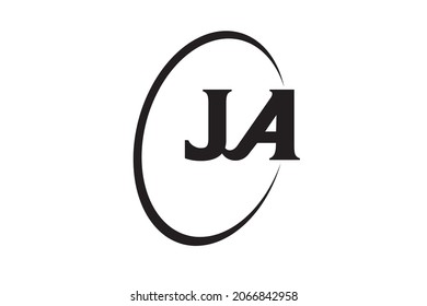  Set template letters to create monograms of two letters in scribed in a circle. Elegant line art logo design in Victorian Style