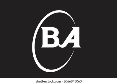  Set template letters to create monograms of two letters in scribed in a circle. Elegant line art logo design in Victorian Style