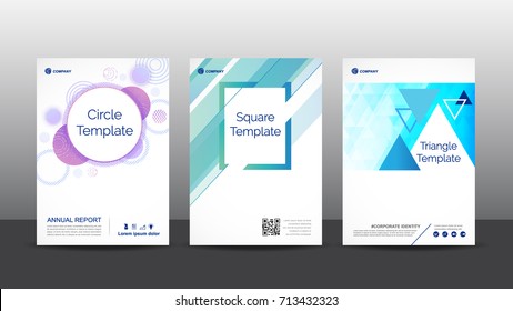 Set template vector design for Brochure, Annual Report, Magazine, Poster, Corporate Presentation, Portfolio, Flyer, infographic, layout modern with colors size A4, Eps10 vector.