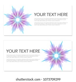 Set of templates with blend liqud colors. Futuristic abstract design. Usable for cards,banners, covers, layout and posters. Vector.