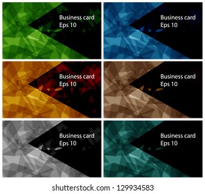 Set of templates for business card 2
