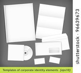 Set of templates corporate identity. vector illustration (eps10)