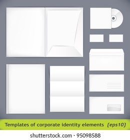 Set of templates corporate identity. vector illustration (eps10)