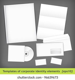 Set of templates corporate identity. vector illustration (eps10)