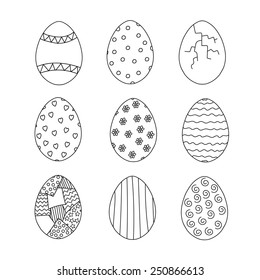 The set of templates Easter eggs