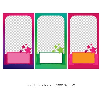 A set of templates. Modern cover design for social networks, flyers, cards.