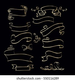 Set templates monograms, scrolls for various design projects.Vintage