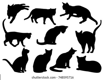 258,610 Cat silhouette Images, Stock Photos & Vectors | Shutterstock