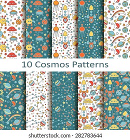 set of ten cosmos patterns