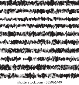 Set of ten grungy lines that can be used for design or brush