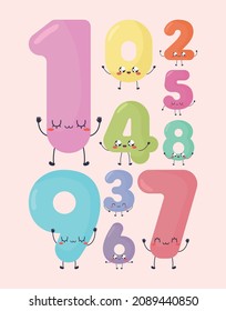 set of ten kawaii numbers