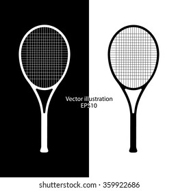 Set of tennis racket.