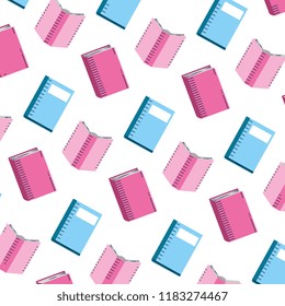 set text books isolated icon