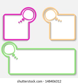 set text boxes with speech bubble