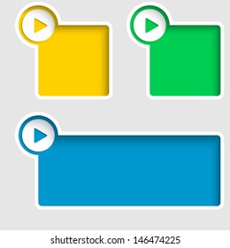 set text frame with arrows