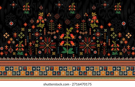 Eine Reihe von Textil-Designs und digitales Motiv Luna star trek Indiana Daman Luxus Border Multi-Color Streifen Blumen Ikat Ethnisch Ornamental Muster Kunstwerke abstrakte strukturierte Wände Papierdruck in Febric s schöne handgefertigte Gesicht Masken mit klassischen etc.