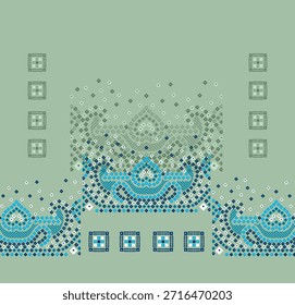 Eine Reihe von Textil-Designs und digitales Motiv Luna star trek Indiana Daman Luxus Border Multi-Color Streifen Blumen Ikat Ethnisch Ornamental Muster Kunstwerke abstrakte strukturierte Wände Papierdruck in Febric s schöne handgefertigte Gesicht Masken mit klassischen etc.