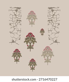 Eine Reihe von Textil-Designs und digitales Motiv Luna star trek Indiana Daman Luxus Border Multi-Color Streifen Blumen Ikat Ethnisch Ornamental Muster Kunstwerke abstrakte strukturierte Wände Papierdruck in Febric s schöne handgefertigte Gesicht Masken mit klassischen etc.