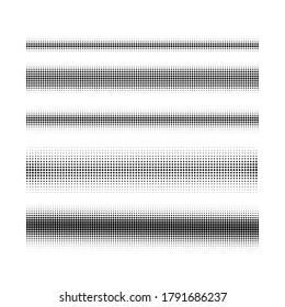 Set Texture Brushes Pointillism Style Vector Stock Vector (Royalty Free ...