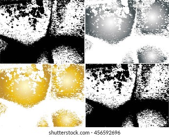 Set of Texture concrete wall useful as a background