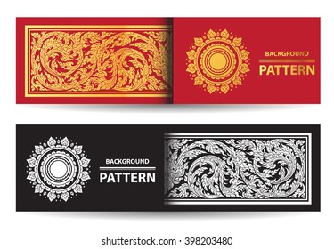 Set of thai traditional