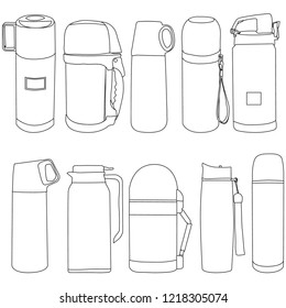 set thermos sketch