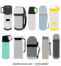 set of thermoses