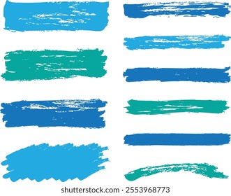 A set of thick brush-style lines