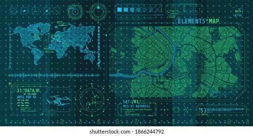 Un conjunto de elementos finos sobre el tema de la búsqueda de mapas.