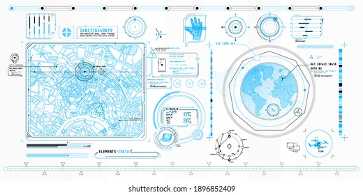 A Set Of Thin Elements On The Topic Of Geo Location.