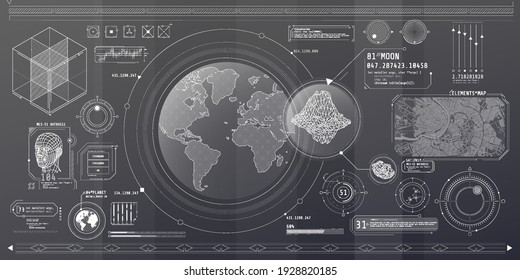 A set of thin elements on the topic of Planetary Search.