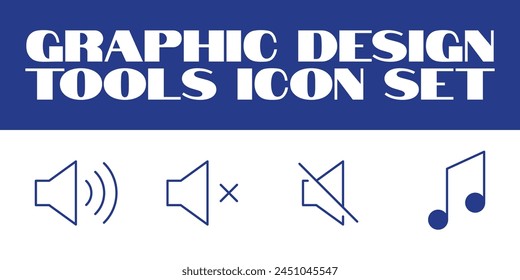 Set of thin line icons of graphic design, Art, creativity and graphic design Vector Icons 