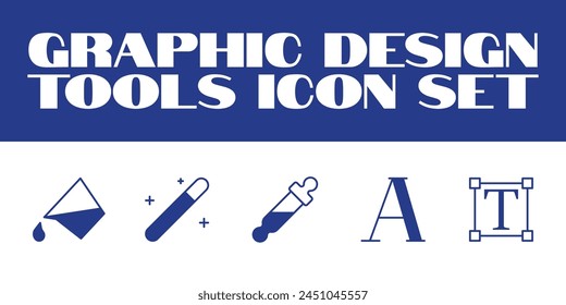 Set of thin line icons of graphic design, Art, creativity and graphic design Vector Icons 