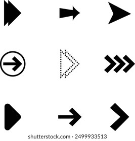 Set of thin line icons of graphic design. Simple linear icons in a modern style flat