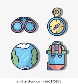 set thing to used in the travel