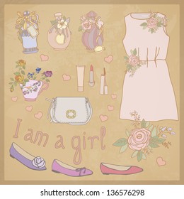 set of things for girls