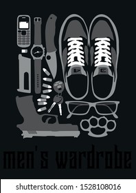 
A set of things of a real man. For all occasions.