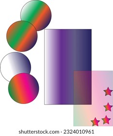 Se trata de un conjunto de tres obras abstractas de arte geométrico moderno de mediados de siglo. Decoración geométrica de paredes con un concepto de diseño minimalista. Color marrón de las decoraciones de las paredes para el hogar escandinavo. Ilustración de vectores