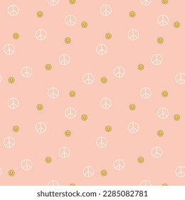 Conjunto de tres patrones cuadrados abstractos sin costura con flores de margarita de groovía vintage. Diseño retro de superficie de fondo vectorial floral, textil, papelería, papel envolvente, cubiertas. Estilo de los años 60, 70 y 80