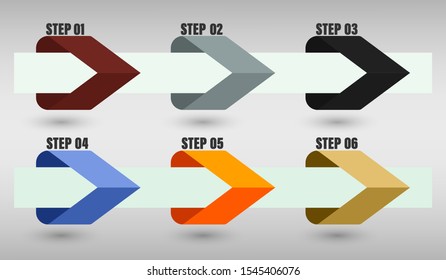 Set of three banners on a light background