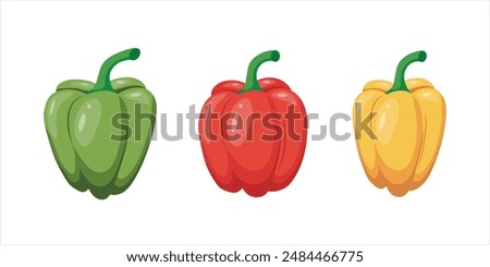 Similar – Image, Stock Photo Edible peppers Pepper