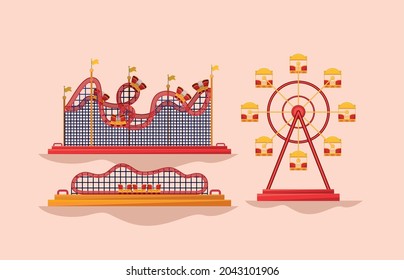 set of three fair attraction