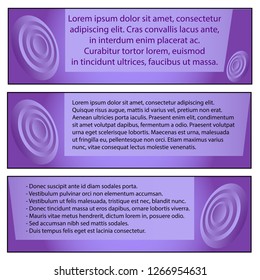 Set Three Modern Iconography Templates Business Stock Vector (Royalty Set Three Modern Iconography Templates Business Stock Vector (Royalty