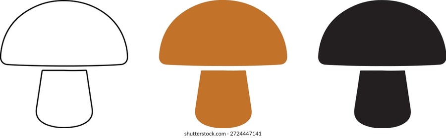 Conjunto de tres setas ilustración en estilo simple y limpio