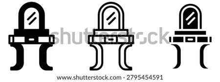 A set of three padlock icons in different styles, ideal for illustrating security, protection, and privacy concepts in digital and print materials.