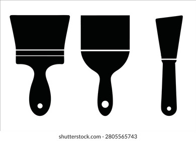 Un conjunto tres siluetas