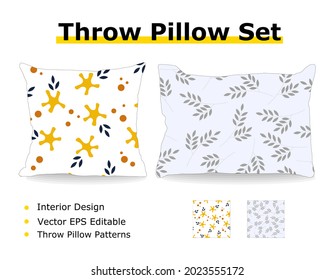 conjunto de almohadas de tiro