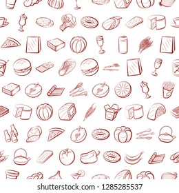 Set of thumbnails. Background for printing, design, web. Usable as icons. Seamless. Binary color.